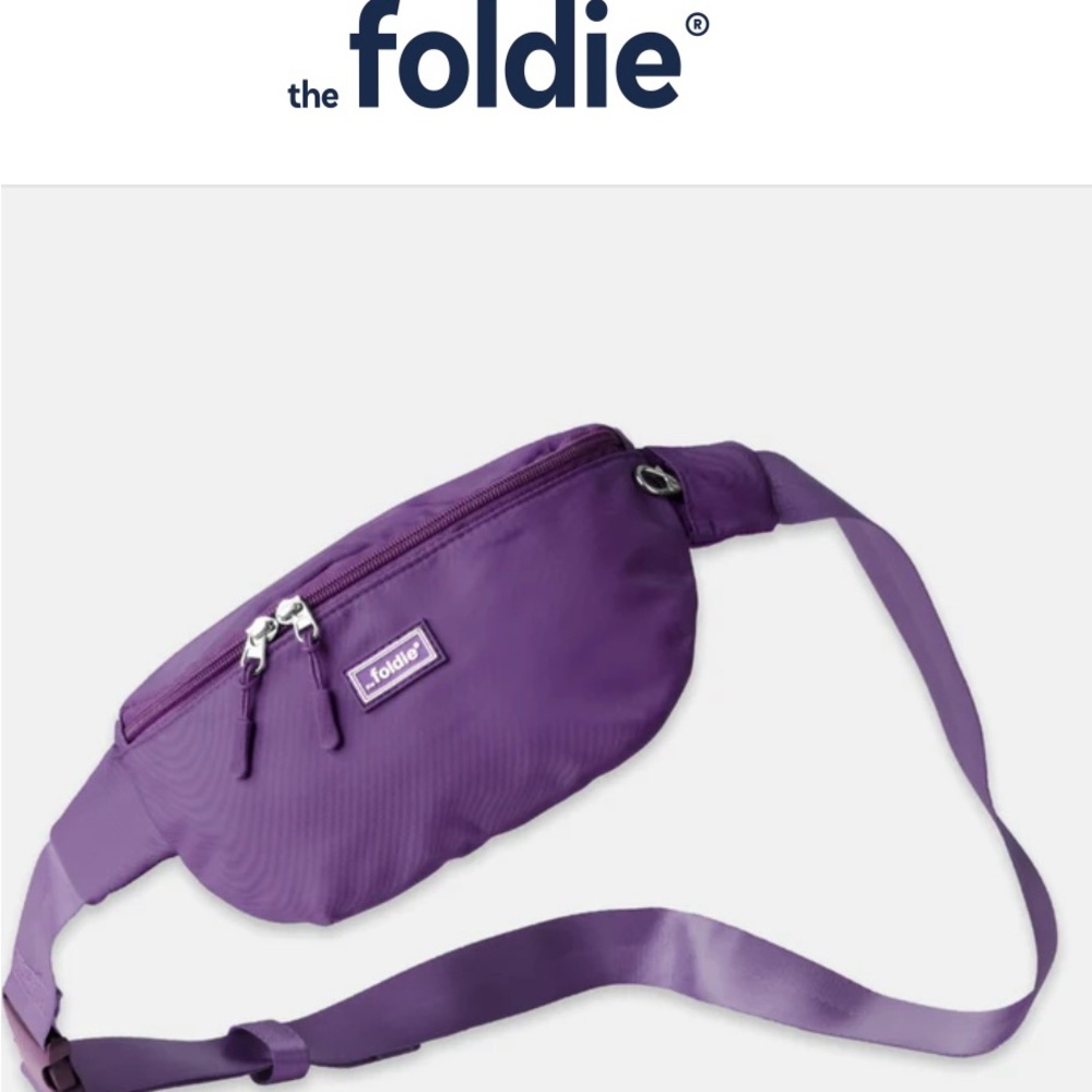The Fold is Purple Crossbody Bag